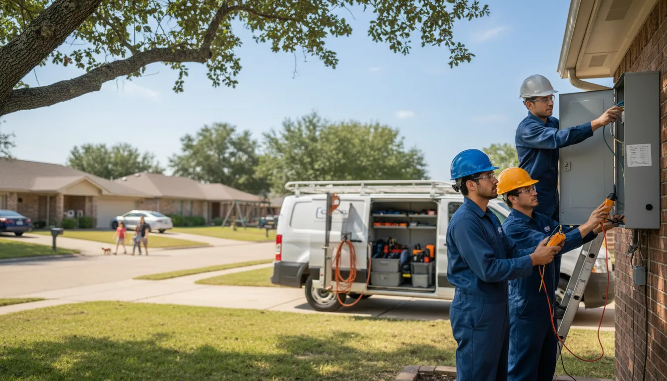 Certified electrician providing emergency electrical services in Friedheim, MO